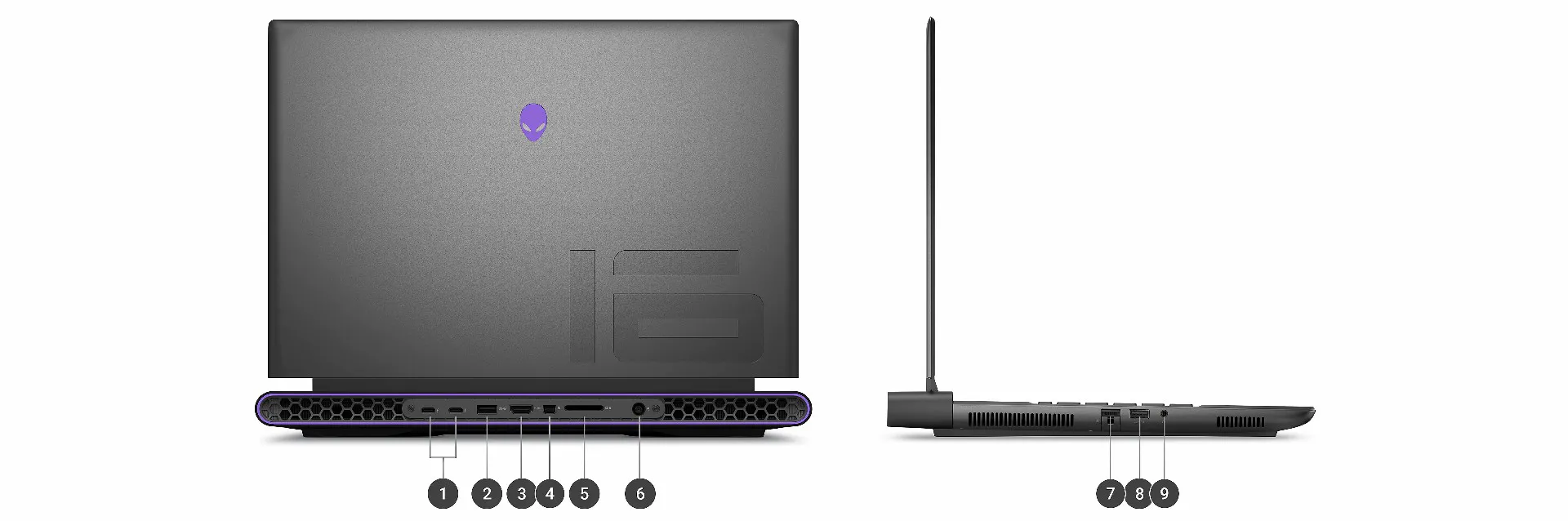 Dell Alienware M16 R1 Gaming Laptop Core i7-13900HX 32GB SSD 1TB RTX 4080 16-inch QHD Windows 11