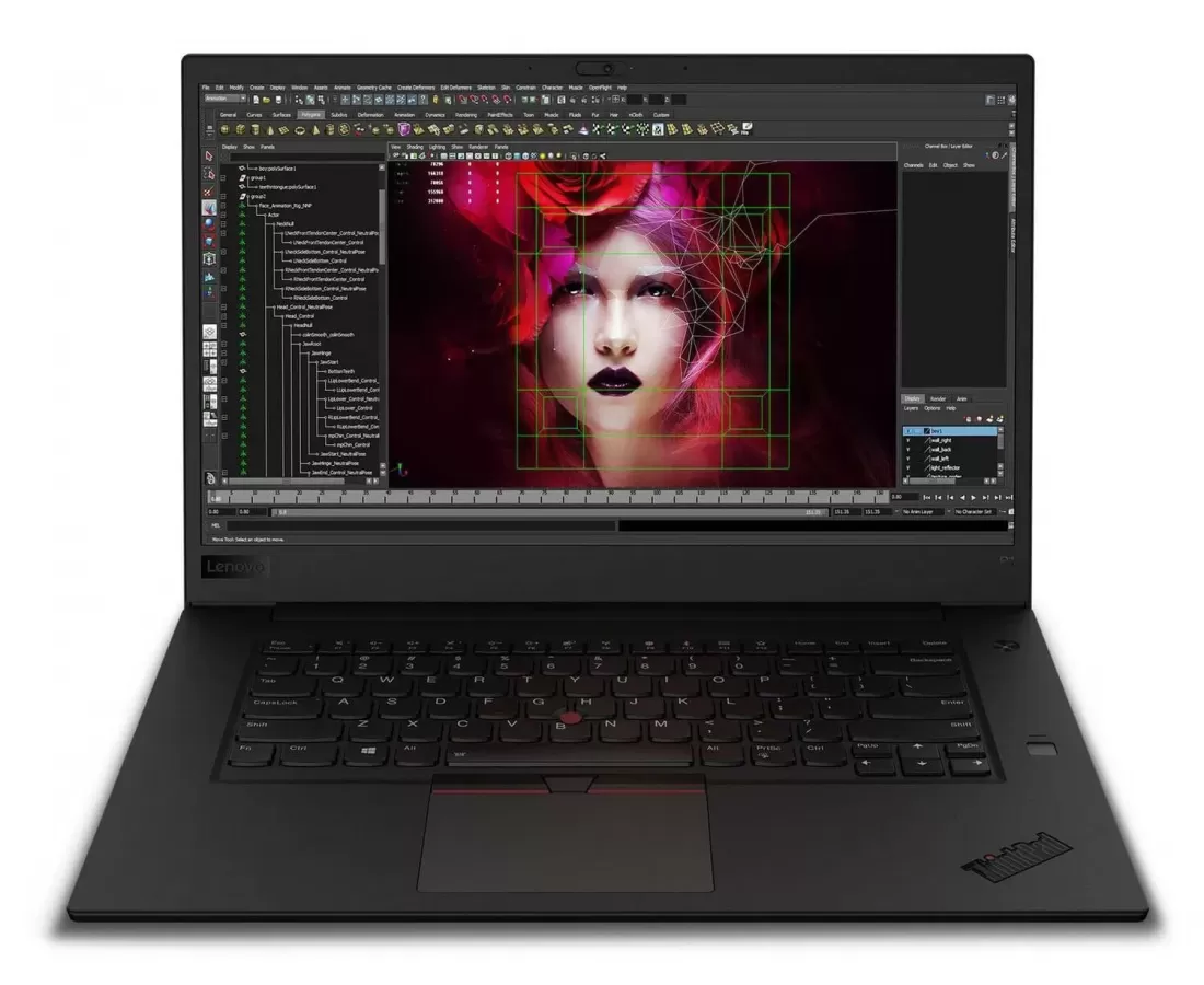 Lenovo ThinkPad P1, CPU: Core™ i7-8850H, RAM: 32 GB, Ổ cứng: SSD M.2 512GB, Độ phân giải : UHD touch, Card đồ họa: NVIDIA Quadro P1000 - hình số 