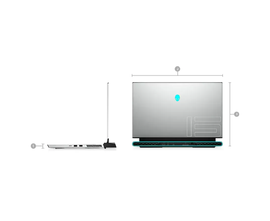Alienware M15 R3 2020, CPU: Core™ i7-10750H, RAM: RAM 16 GB, Ổ cứng: SSD 256GB, Độ phân giải : Full HD, Card đồ họa: NVIDIA GeForce GTX 1660Ti - hình số , 8 image