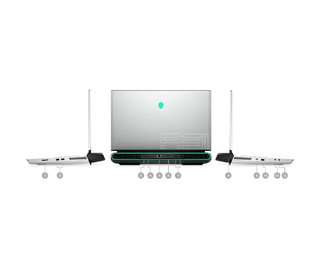 Alienware Area 51M R2, CPU: Core i7-10700, RAM: RAM 16 GB, Ổ cứng: SSD 256GB, Độ phân giải : Full HD, Card đồ họa: NVIDIA GeForce GTX 1660Ti - hình số , 11 image
