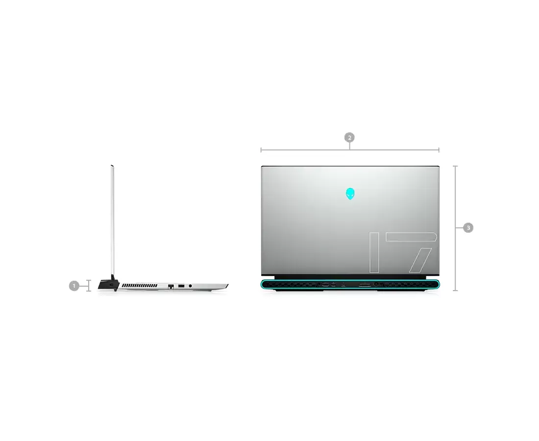 Alienware M17 R4, CPU: Core i7 10875H, RAM: RAM 16 GB, Ổ cứng: SSD 512GB, Độ phân giải : Full HD, Card đồ họa: NVIDIA GeForce RTX 3070 - hình số , 7 image