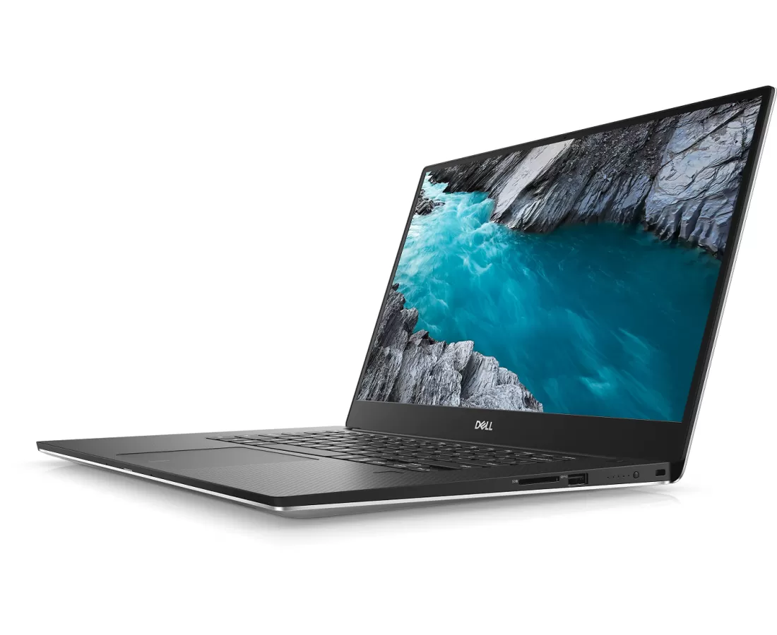 Dell XPS 15 7590, CPU: Core™ i7-9750H, RAM: 16 GB, Ổ cứng: SSD M.2 512GB, Độ phân giải : Ultra HD (3840 x 2160), Card đồ họa: NVIDIA GeForce GTX 1650, Màu sắc: Platinum Silver - hình số , 3 image