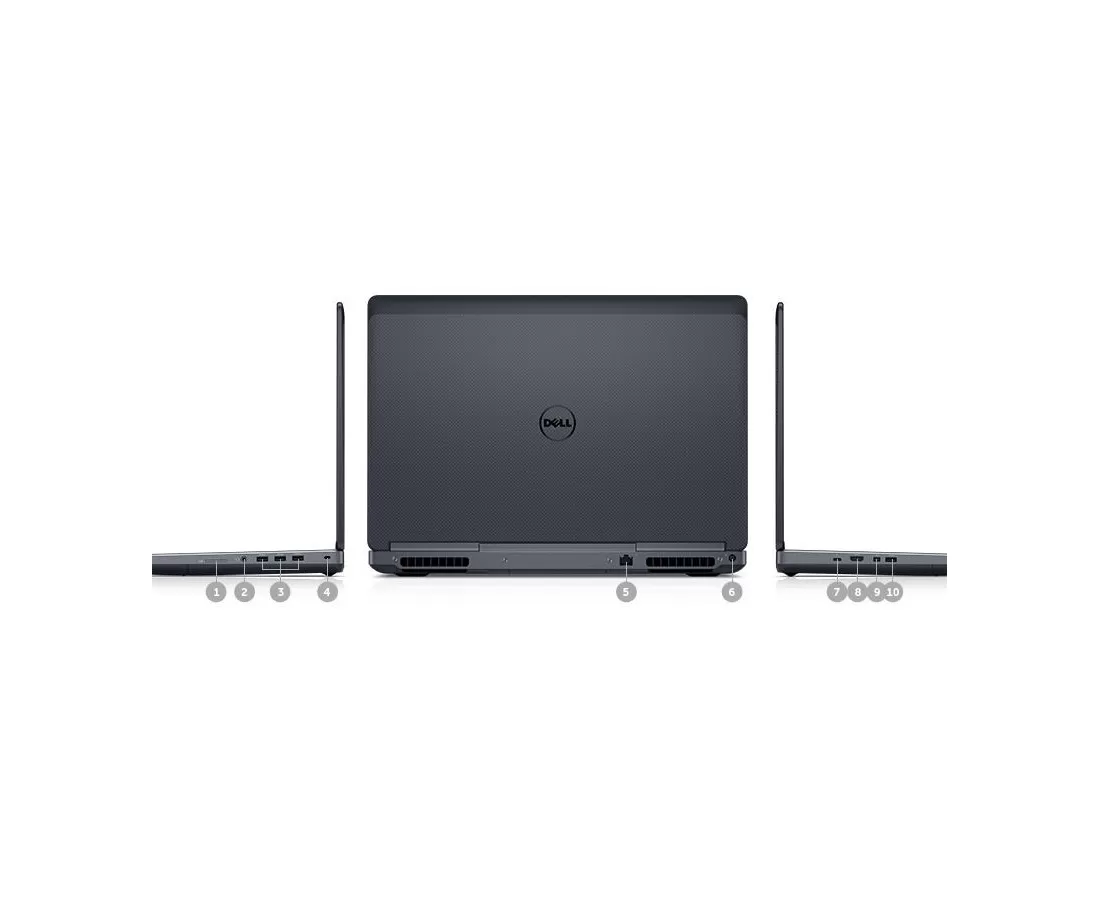 Dell Precision 7720, CPU: Core i7 7820HQ, RAM: RAM 32 GB, Ổ cứng: SSD 512GB, Độ phân giải : Full HD, Card đồ họa: NVIDIA Quadro P3000 - hình số , 6 image