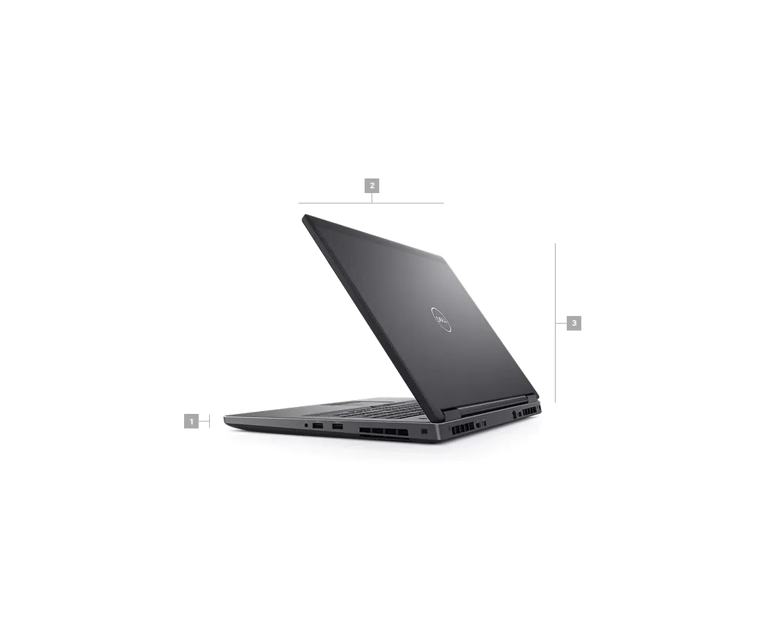 Dell Precision 7730, CPU: Core™ i7 8750H, RAM: 16 GB, Ổ cứng: SSD M.2 512GB, Độ phân giải : Full HD (1920 x 1080), Card đồ họa: NVIDIA Quadro P3200 - hình số , 3 image