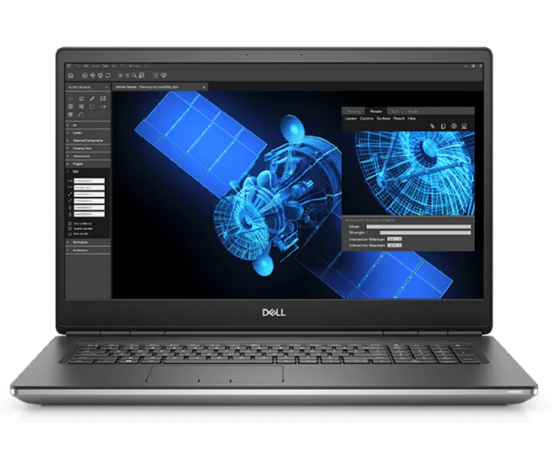 Dell Precision 7750, CPU: Core Processor i7-10850H, RAM: RAM 16 GB, Ổ cứng: SSD 512GB, Độ phân giải : Full HD, Card đồ họa: NVIDIA Quadro RTX 3000 - hình số 