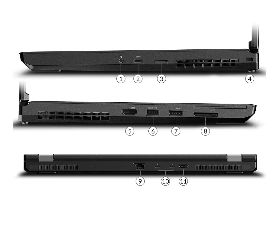 Lenovo ThinkPad P53, CPU: Core™ i9-9880H , RAM: RAM 32 GB, Ổ cứng: SSD 1TB, Độ phân giải : Ultra HD Touch, Card đồ họa: NVIDIA Quadro RTX 4000 - hình số , 8 image