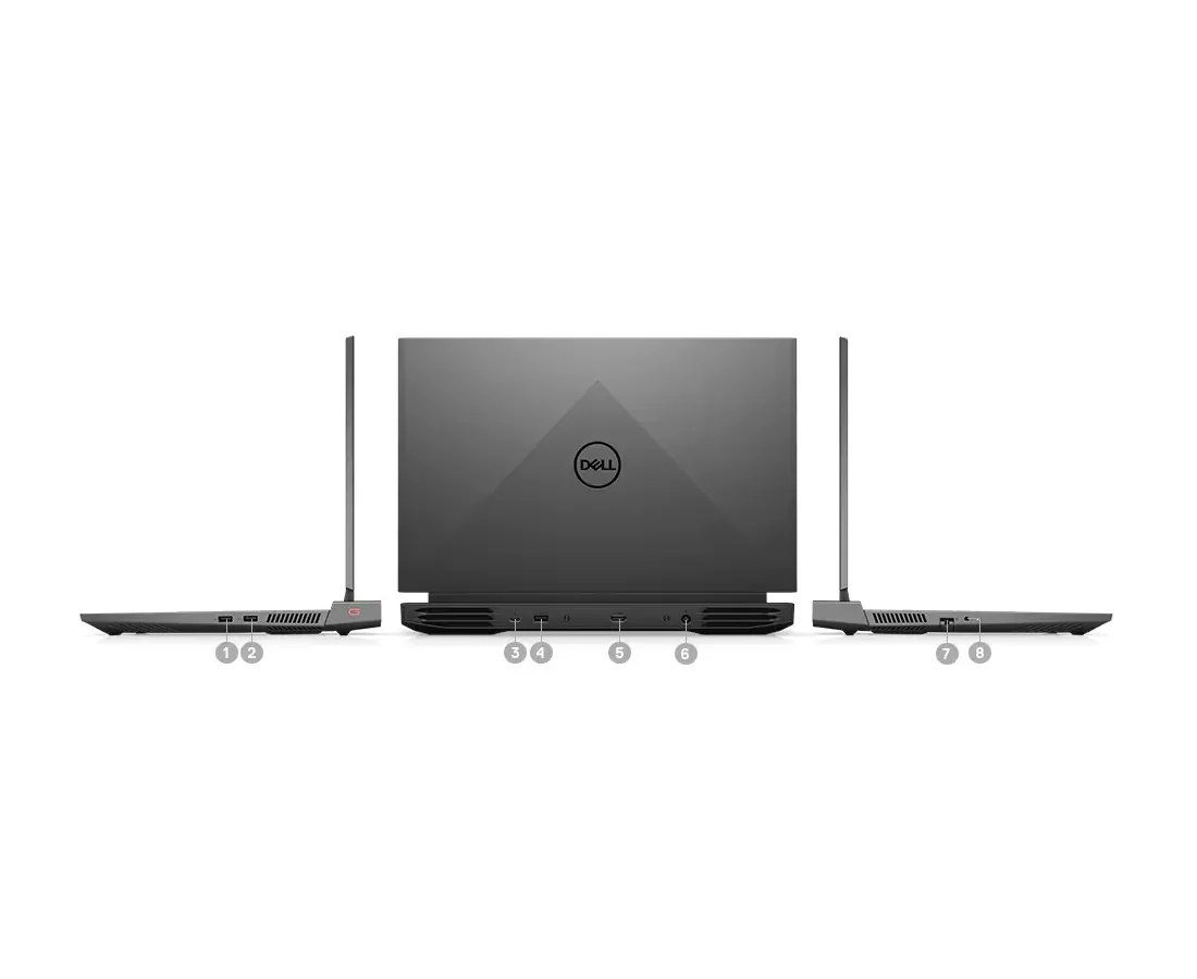 Dell G15 Gaming, CPU: Core i5 10500H, RAM: RAM 8 GB, Ổ cứng: SSD 256GB, Độ phân giải : Full HD, Card đồ họa: NVIDIA GeForce GTX 1650, Màu sắc: Dark Shadow Grey - hình số , 7 image