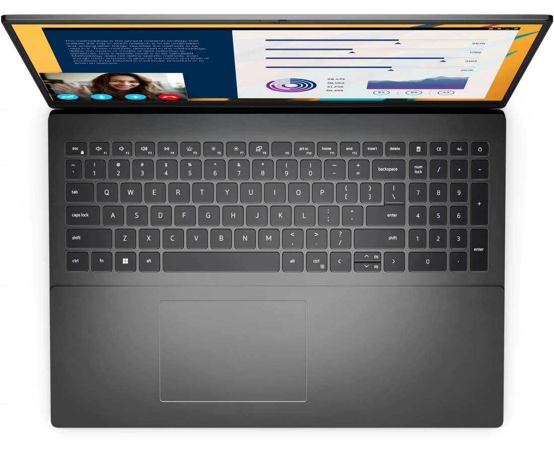 Dell Vostro 5620, CPU: Core i7 - 1260P, RAM: RAM 16GB, Ổ cứng: SSD 512GB, Độ phân giải: FHD+, Card đồ họa: Intel Iris Xe Graphics, Màu sắc: Titan Gray - hình số , 2 image