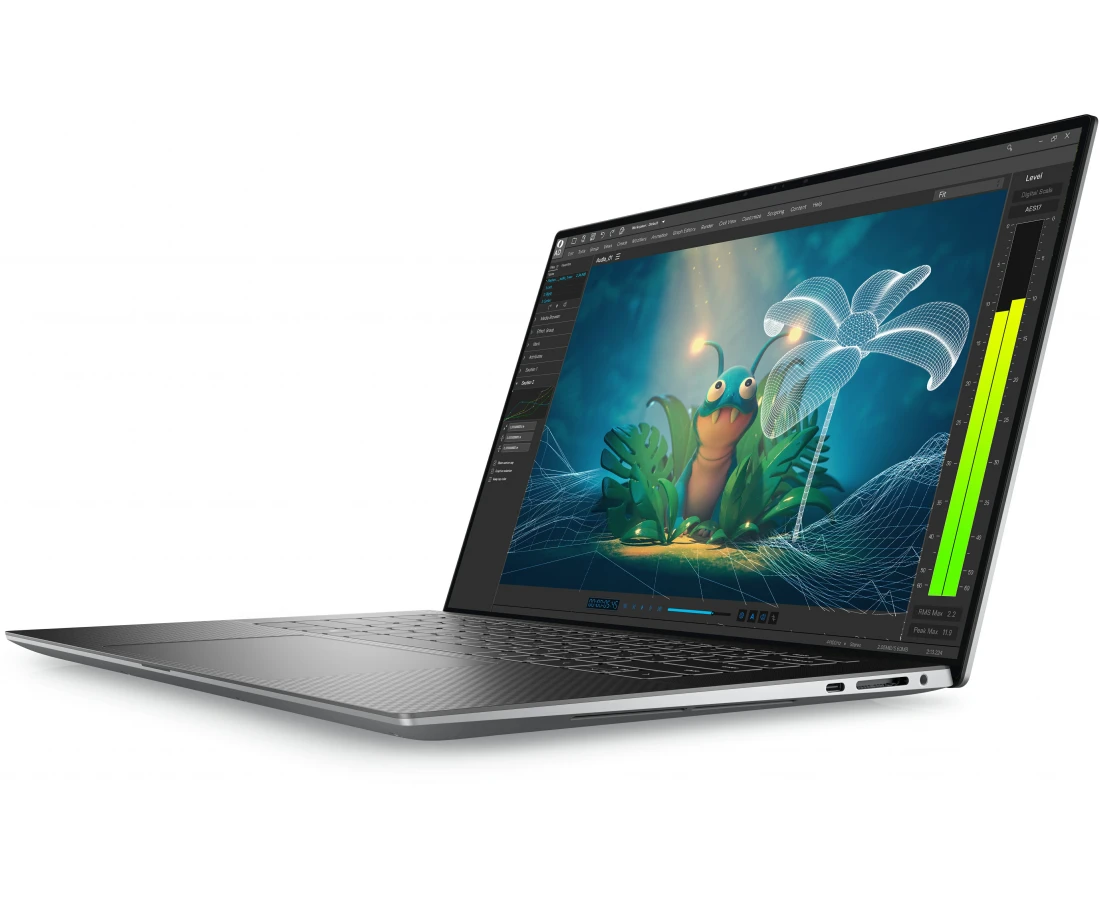 Dell Precision 5570, CPU: Core i7 - 12700H, RAM: 16GB, Ổ cứng: SSD M.2 512GB, Độ phân giải: FHD+, Card đồ họa: NVIDIA RTX A1000, Màu sắc: Dark Gray - hình số , 4 image