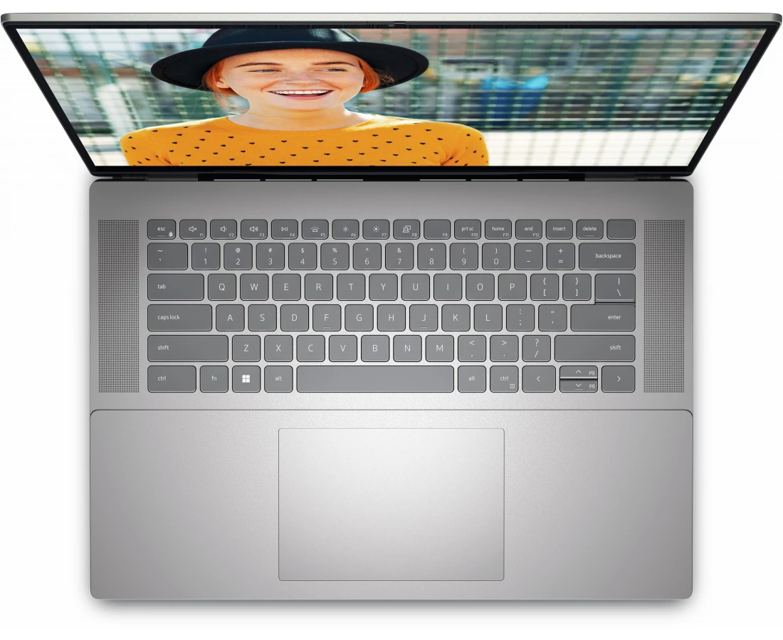 Dell Inspiron 16 5625, CPU: Ryzen 5 - 5625U, RAM: RAM 8GB, Ổ cứng: SSD 256GB, Độ phân giải: FHD+, Card đồ họa: AMD Radeon Graphics, Màu sắc: Platinum Silver - hình số , 2 image