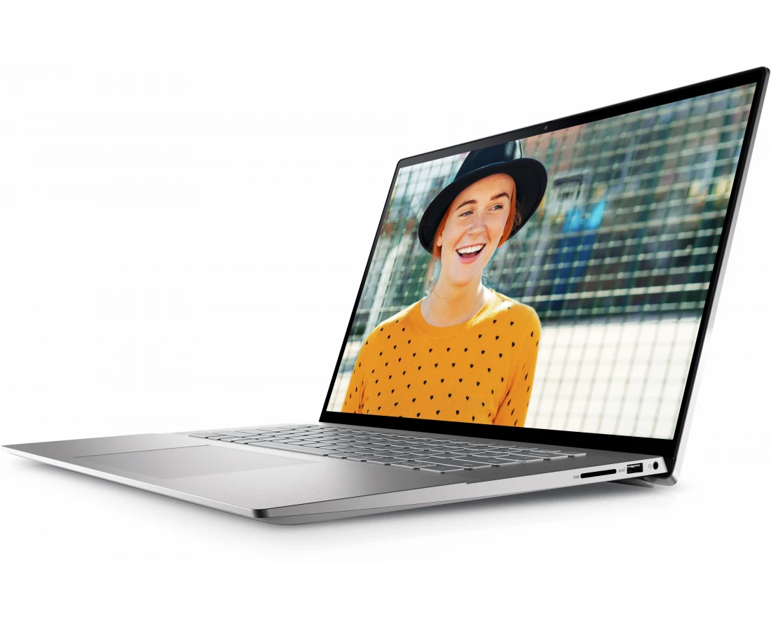 Dell Inspiron 16 5625, CPU: Ryzen 5 - 5625U, RAM: RAM 8GB, Ổ cứng: SSD 256GB, Độ phân giải: FHD+, Card đồ họa: AMD Radeon Graphics, Màu sắc: Platinum Silver - hình số , 3 image