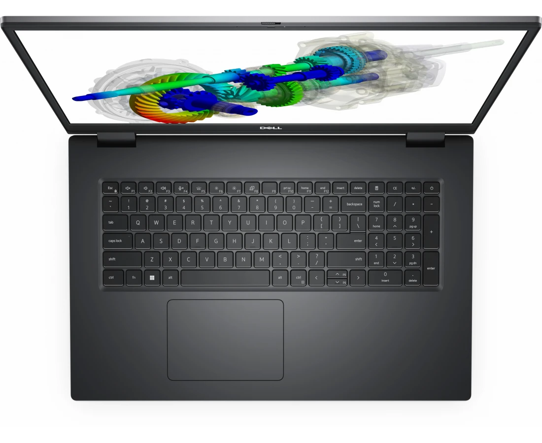 Dell Precision 7770, CPU: Core i7 - 12850HX, RAM: RAM 64GB, Ổ cứng: SSD 1TB, Độ phân giải: FHD, Card đồ họa: NVIDIA RTX A3000, Màu sắc: Grey - hình số , 3 image