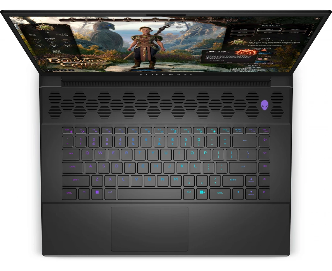 Alienware M16 R1 Intel, CPU: Core i9 13900HX, RAM: RAM 16 GB, Ổ cứng: SSD 1TB, Độ phân giải : Quad HD+, Card đồ họa: NVIDIA GeForce RTX 4080, Màu sắc: Dark Metallic Moon - hình số , 11 image