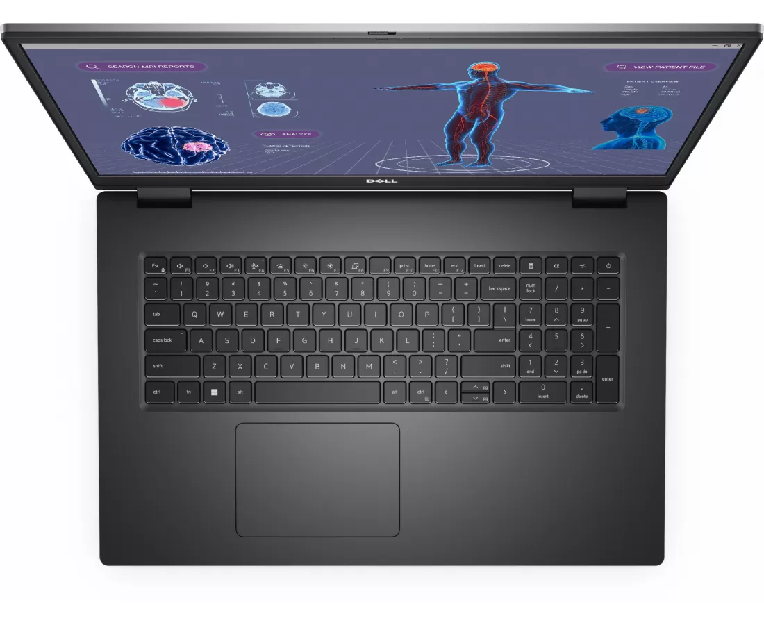 Dell Precision 7780, CPU: Core i9 - 13950HX, RAM: 64GB, Ổ cứng: SSD M.2 1TB, Độ phân giải: FHD, Card đồ họa: NVIDIA RTX 4000 Ada, Màu sắc: Grey - hình số , 3 image