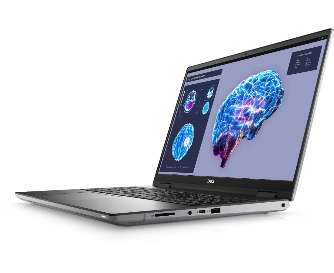 Dell Precision 7680, CPU: Core i7 - 13850HX, RAM: 64GB, Ổ cứng: SSD M.2 1TB, Độ phân giải: FHD+, Card đồ họa: NVIDIA RTX 3500 Ada, Màu sắc: Dark Gray - hình số , 3 image