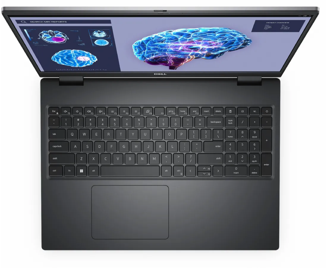 Dell Precision 7680, CPU: Core i7 - 13850HX, RAM: 64GB, Ổ cứng: SSD M.2 1TB, Độ phân giải: FHD+, Card đồ họa: NVIDIA RTX 3500 Ada, Màu sắc: Dark Gray - hình số , 7 image