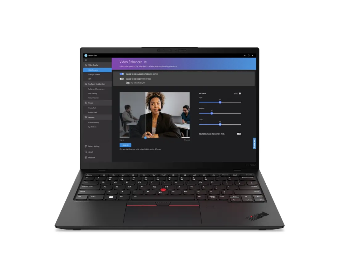 Lenovo ThinkPad X1 Nano Gen 3, CPU: Core i7 - 1370P, RAM: 16 GB, Ổ cứng: SSD M.2 1TB, Độ phân giải : Quad HD+, Card đồ họa: Intel Iris Xe Graphics, Màu sắc: Black - hình số , 5 image