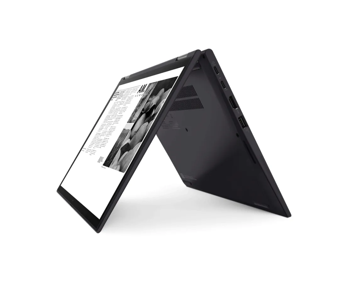 Lenovo ThinkPad X13 Yoga Gen 2, CPU: Core i5 - 1145G7, RAM: 16 GB, Ổ cứng: SSD M.2 256GB, Độ phân giải: FHD+, Card đồ họa: Intel Iris Xe Graphics, Màu sắc: Carbon Fiber - hình số , 4 image