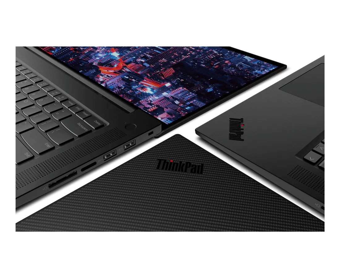 Lenovo ThinkPad P1 Gen 6, CPU: Core i7 - 13700HX, RAM: 16 GB, Ổ cứng: SSD M.2 512GB, Độ phân giải: 2K+, Card đồ họa: NVIDIA RTX A1000, Màu sắc: Black - hình số , 3 image