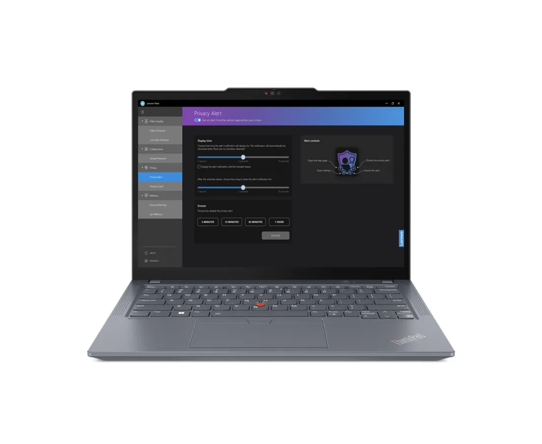 Lenovo Thinkpad X13 Gen 4, CPU: Core i5 - 1335U, RAM: 16 GB, Ổ cứng: SSD M.2 256GB, Độ phân giải: FHD+, Card đồ họa: Intel Iris Xe Graphics, Màu sắc: Storm Grey - hình số , 6 image