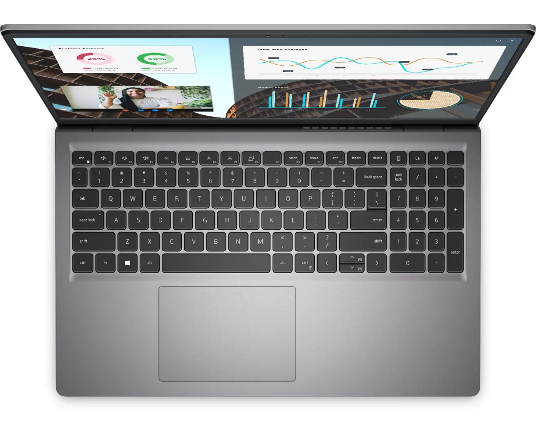 Dell Vostro 3530, CPU: Core i5 - 1335U, RAM: RAM 8GB, Ổ cứng: SSD 256GB, Độ phân giải: FHD, Card đồ họa: Intel UHD Graphics, Màu sắc: Titan Gray - hình số , 8 image