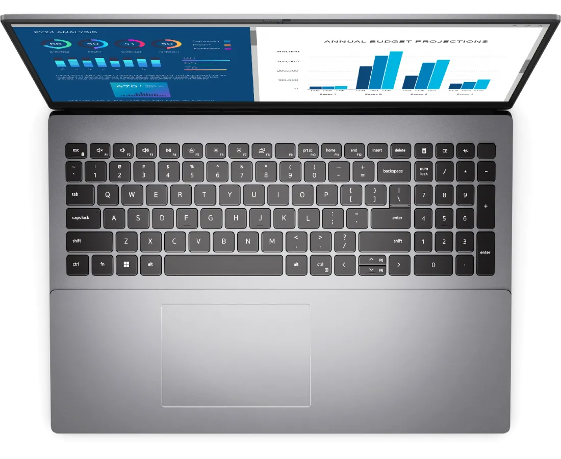 Laptop Dell Vostro 5630, CPU: Core i7 - 1360P, RAM: RAM 16GB, Ổ cứng: SSD 512GB, Độ phân giải: FHD+, Card đồ họa: NVIDIA GeForce RTX 2050, Màu sắc: Titan Gray - hình số , 9 image