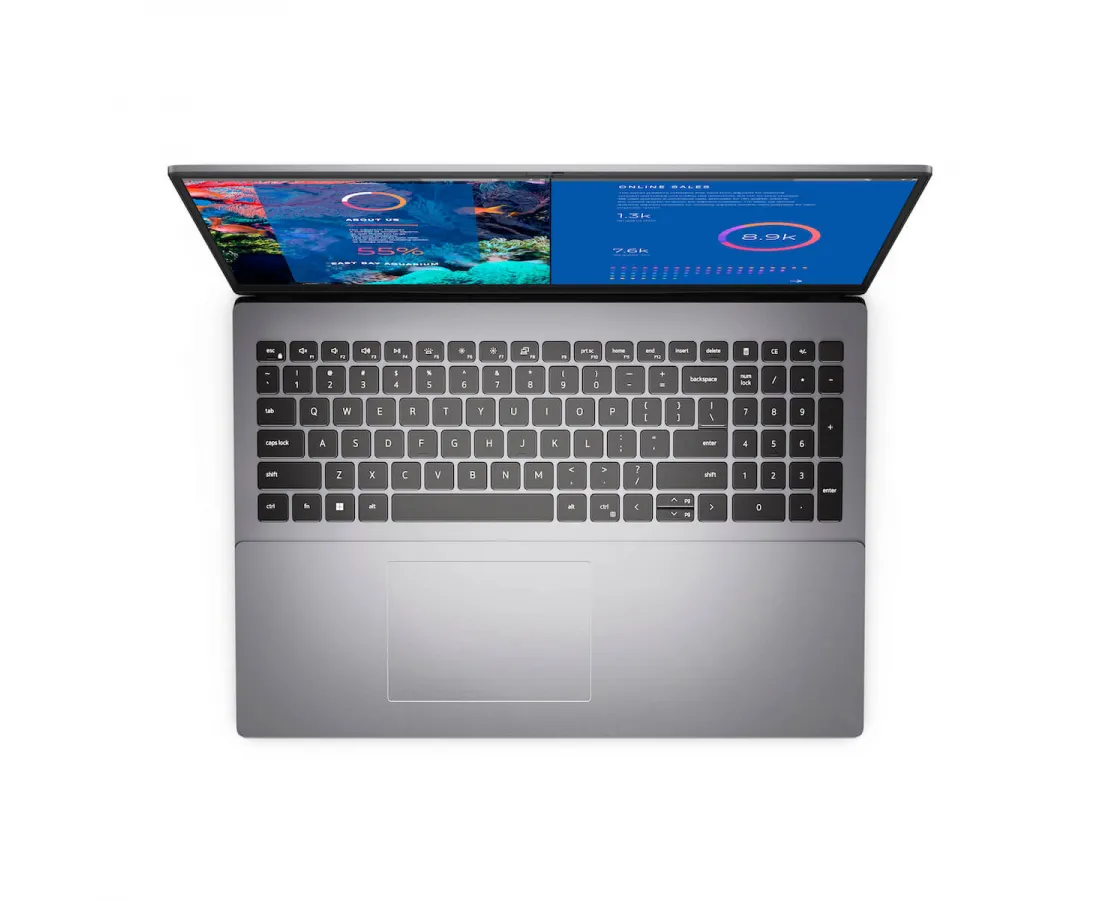 Dell Vostro 5635, CPU: Ryzen 5 - 7530U, RAM: RAM 8GB, Ổ cứng: SSD 256GB, Độ phân giải: FHD+, Card đồ họa: AMD Radeon Graphics, Màu sắc: Titan Gray - hình số , 2 image