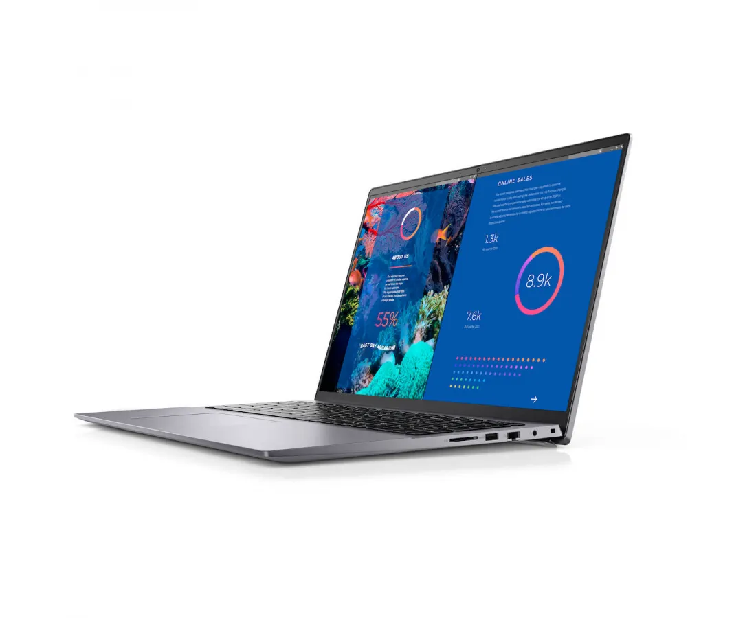 Dell Vostro 5635, CPU: Ryzen 5 - 7530U, RAM: RAM 8GB, Ổ cứng: SSD 256GB, Độ phân giải: FHD+, Card đồ họa: AMD Radeon Graphics, Màu sắc: Titan Gray - hình số , 4 image