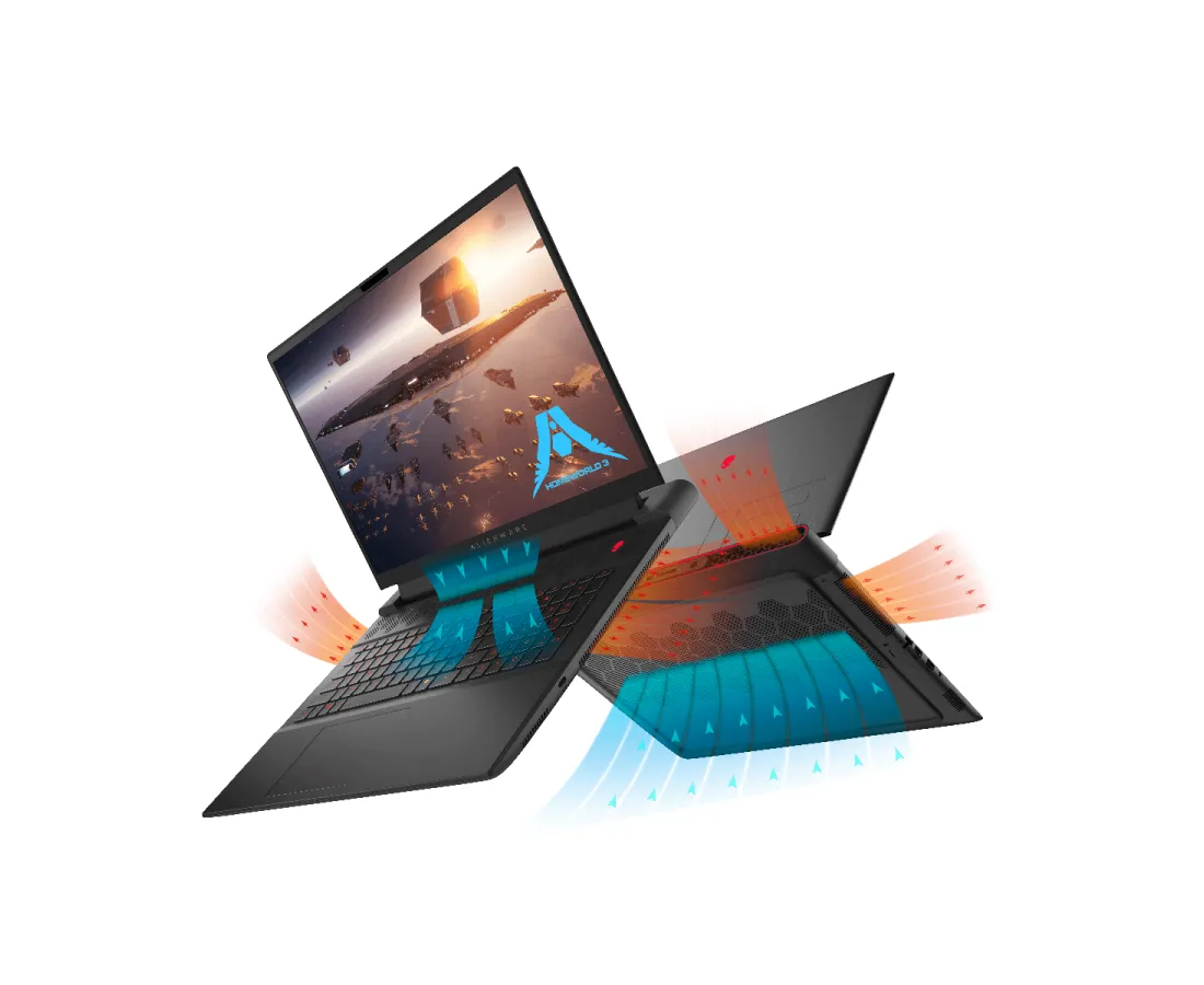 Alienware M18 R1 AMD, CPU: Ryzen 7 - 7745HX, RAM: RAM 16GB, Ổ cứng: SSD 512GB, Độ phân giải: FHD+, Card đồ họa: NVIDIA RTX 4060, Màu sắc: Dark Metallic Moon - hình số , 2 image