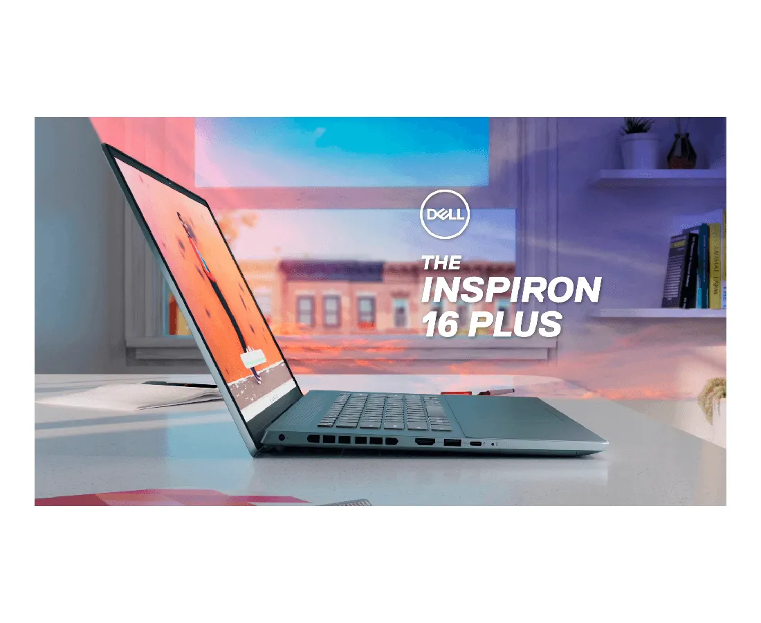 Dell Inspiron 16 Plus 7620, CPU: Core i7 - 12700H, RAM: 40GB, Ổ cứng: SSD M.2 1TB, Độ phân giải: QHD+, Card đồ họa: Intel Integrated Graphics, Màu sắc: Dark Green - hình số , 8 image