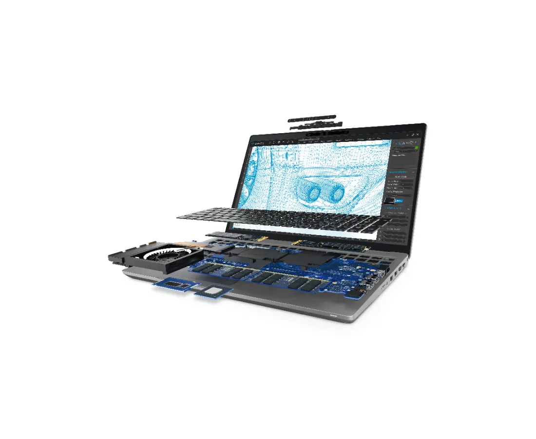 Dell Precision 3561, CPU: Core i7-11800H, RAM: RAM 16 GB, Ổ cứng: SSD 512GB, Độ phân giải : Full HD, Card đồ họa: NVIDIA Quadro T600 - hình số , 6 image