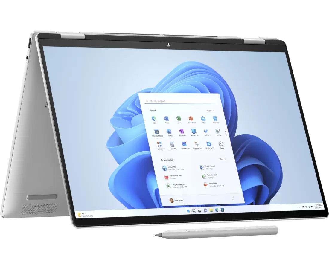 HP Envy x360 16-ac0013dx, CPU: Core Ultra 5 125U, RAM: RAM 8 GB, Ổ cứng: SSD 512GB, Độ phân giải : Full HD+ Touch, Card đồ họa: Intel Graphic, Màu sắc: Silver - hình số 