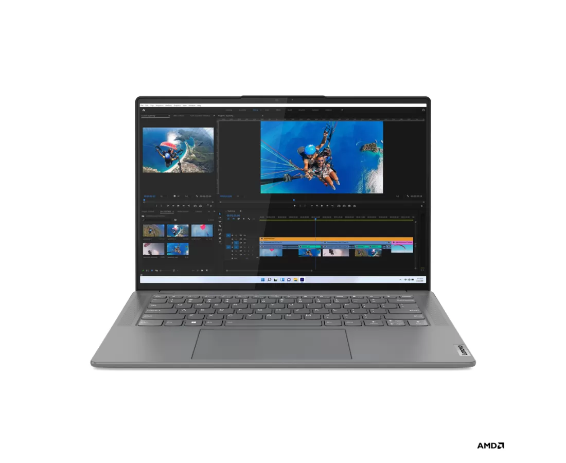 Lenovo Slim 7 ProX 14ARH7, CPU: Ryzen 9 6900HS, RAM: RAM 32 GB, Ổ cứng: SSD 1TB, Độ phân giải : Quad HD+ Touch, Card đồ họa: NVIDIA GeForce RTX 3050, Màu sắc: Storm Grey - hình số , 16 image