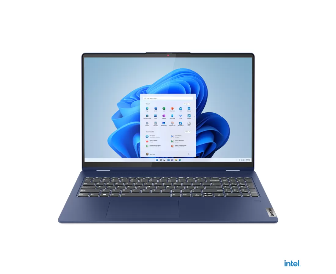 Lenovo IdeaPad Flex 5 16IRU8, CPU: Core i7 1355U, RAM: RAM 16 GB, Ổ cứng: SSD 512GB, Độ phân giải : Full HD+ Touch, Card đồ họa: Intel Graphic, Màu sắc: Abyss Blue - hình số , 2 image