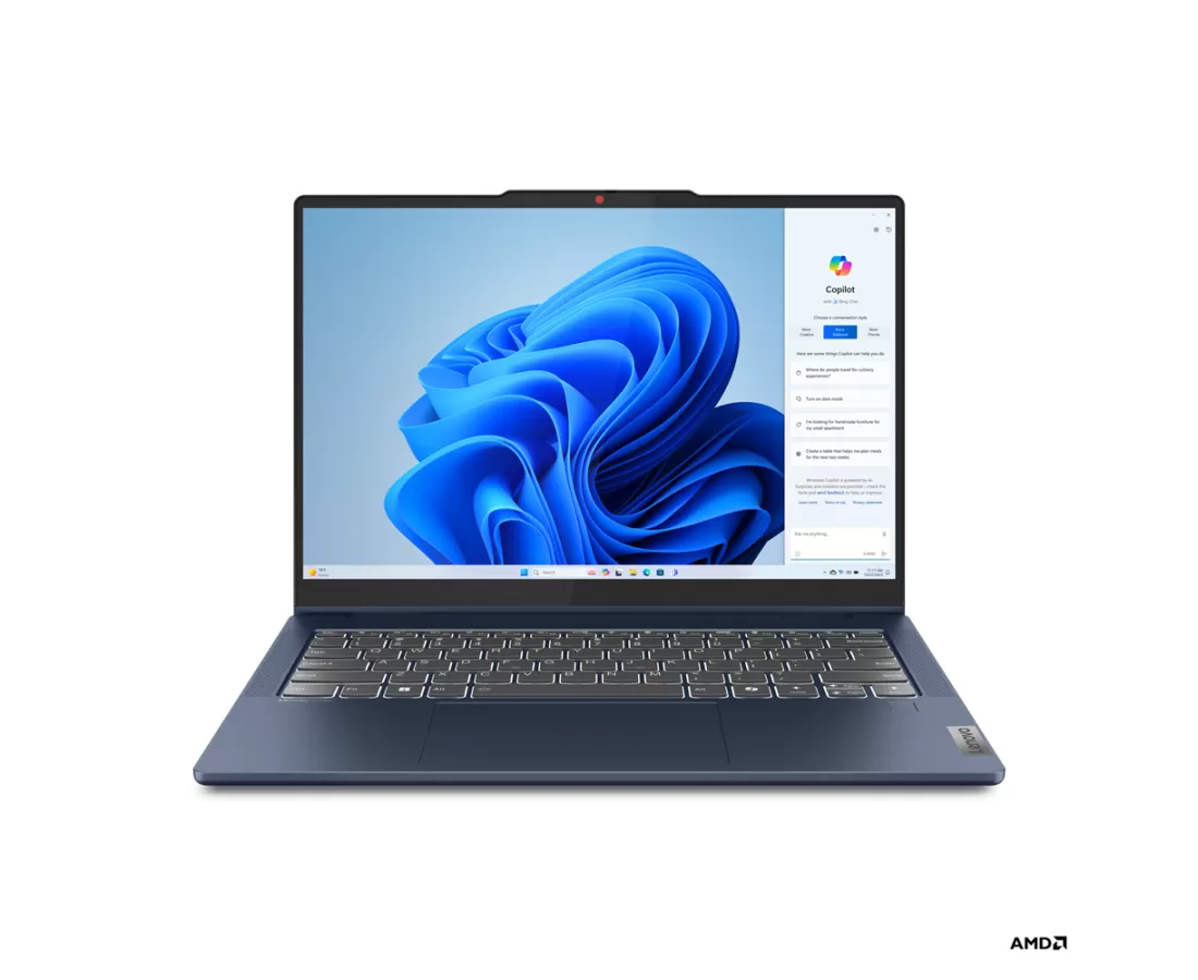 Lenovo IdeaPad 5 2 in 1 14AHP9, CPU: Ryzen 7 8845HS, RAM: RAM 16 GB, Ổ cứng: SSD 1TB, Độ phân giải : Full HD+ Touch, Card đồ họa: AMD Radeon Graphics, Màu sắc: Cosmic Blue - hình số , 8 image