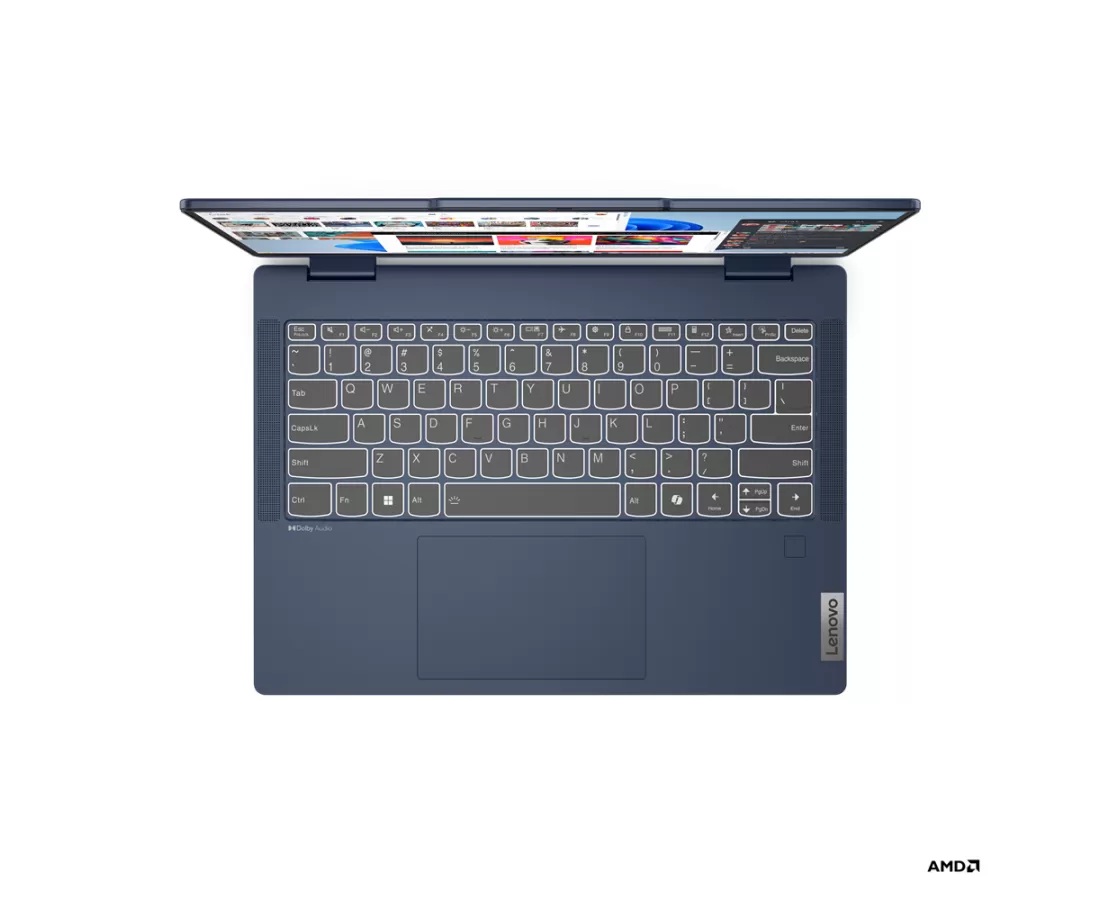 Lenovo IdeaPad 5 2 in 1 14AHP9, CPU: Ryzen 7 8845HS, RAM: RAM 16 GB, Ổ cứng: SSD 1TB, Độ phân giải : Full HD+ Touch, Card đồ họa: AMD Radeon Graphics, Màu sắc: Cosmic Blue - hình số , 6 image