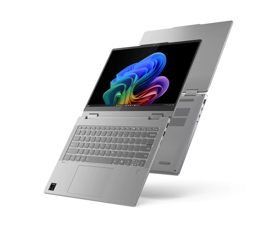 Lenovo IdeaPad 5 2 in 1 14Q8X9, CPU: X1P-42-100, RAM: RAM 16 GB, Ổ cứng: SSD 1TB, Độ phân giải : Full HD+, Card đồ họa: Qualcomm Adreno, Hệ điều hành: Windows 11 Home, Màu sắc: Luna Grey - hình số , 7 image