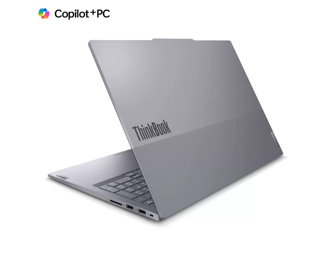 Lenovo ThinkBook 16 G7 QOY, CPU: X1P-42-100, RAM: RAM 32 GB, Ổ cứng: SSD 1TB, Độ phân giải : Full HD+, Card đồ họa: Qualcomm Adreno, Hệ điều hành: Windows 11 Pro, Màu sắc: Luna Grey - hình số , 3 image