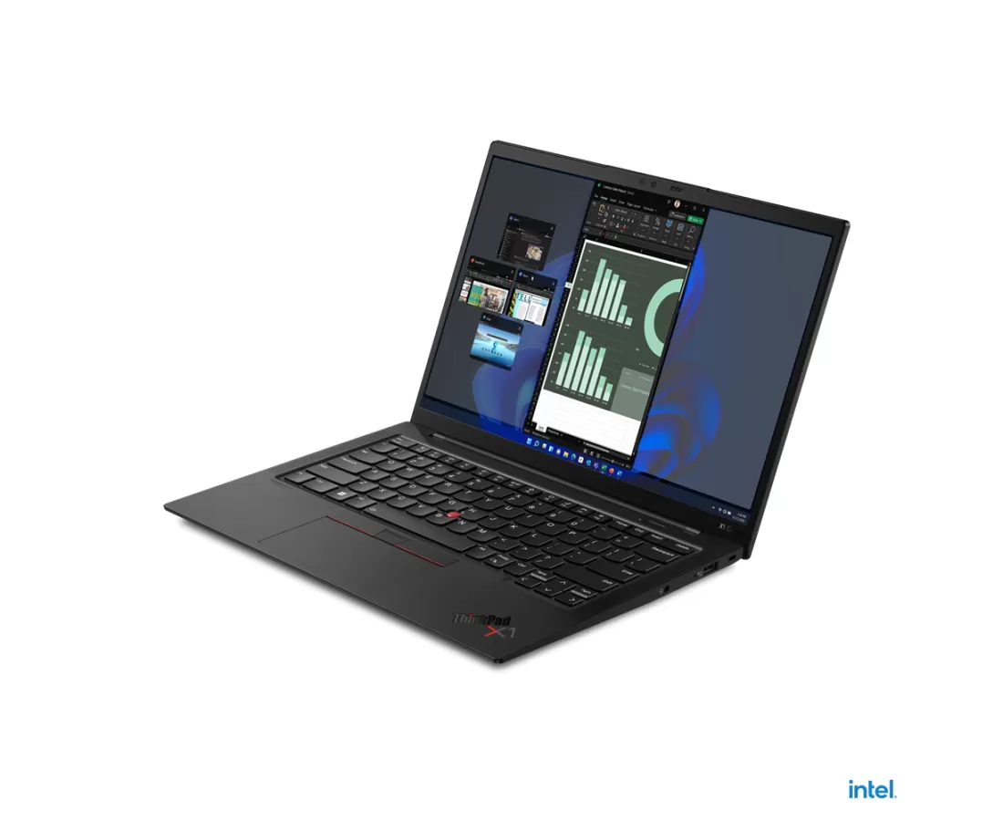 Lenovo ThinkPad X1 Carbon Gen 10, CPU: Core i7 1280P, RAM: RAM 32 GB, Ổ cứng: SSD 512GB, Độ phân giải : Ultra HD+, Card đồ họa: Intel Graphic - hình số , 2 image