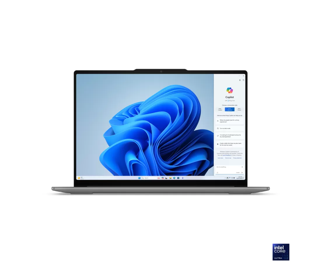 Lenovo Yoga Slim 7 15ILL9, CPU: Core Ultra 7 256V, RAM: RAM 16 GB, Ổ cứng: SSD 1TB, Độ phân giải : Quad HD+, Card đồ họa: Intel Arc Graphics, Kích thước màn hình: 15.3 inch, Loại màn hình: Laptop Touch, Hệ điều hành: Windows 11 Home, Màu sắc: Luna Grey - hình số , 6 image