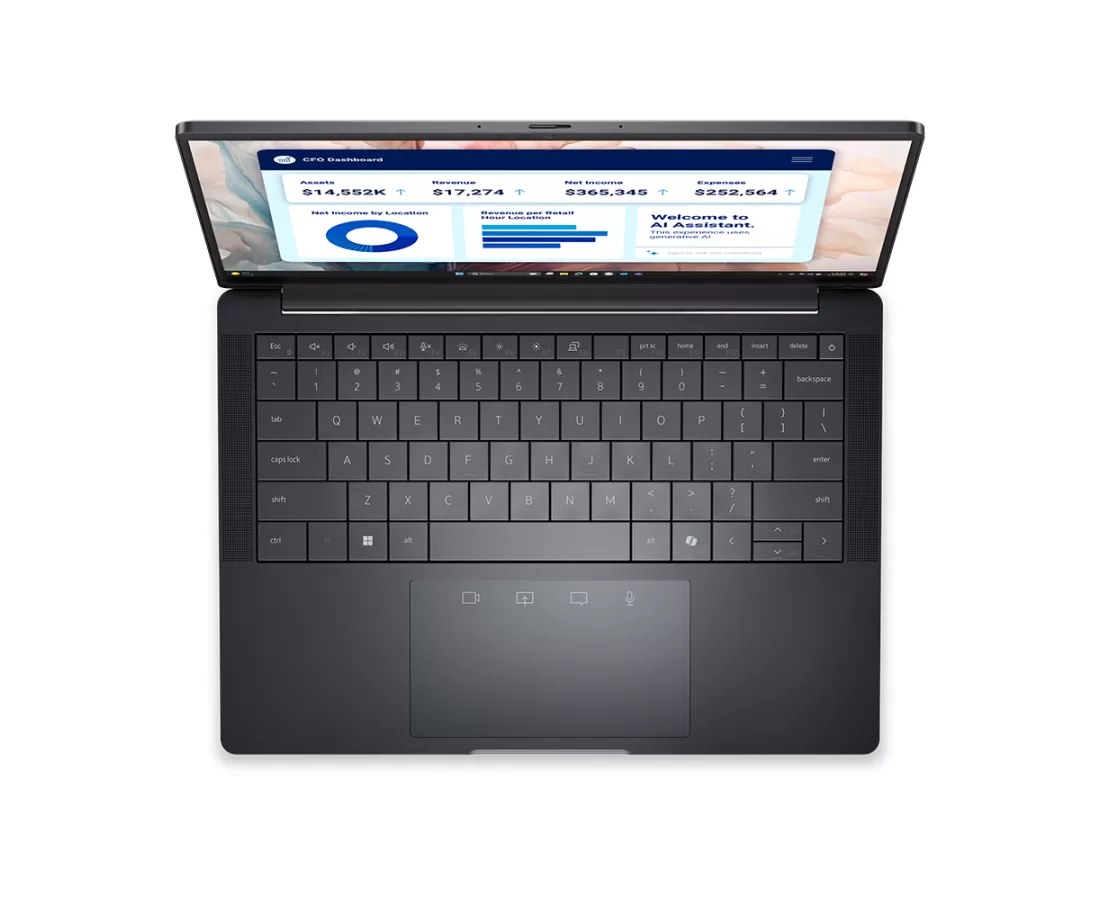 Dell Pro 13 Premium PA13250, CPU: Core Ultra 5 236V, RAM: RAM 16 GB, Ổ cứng: SSD 256GB, Độ phân giải : Full HD+, Card đồ họa: Intel Arc Graphics, Kích thước màn hình: 13.3 inch, Loại màn hình: Laptop Non-Touch, Hệ điều hành: Windows 11, Màu sắc: Black - hình số , 4 image