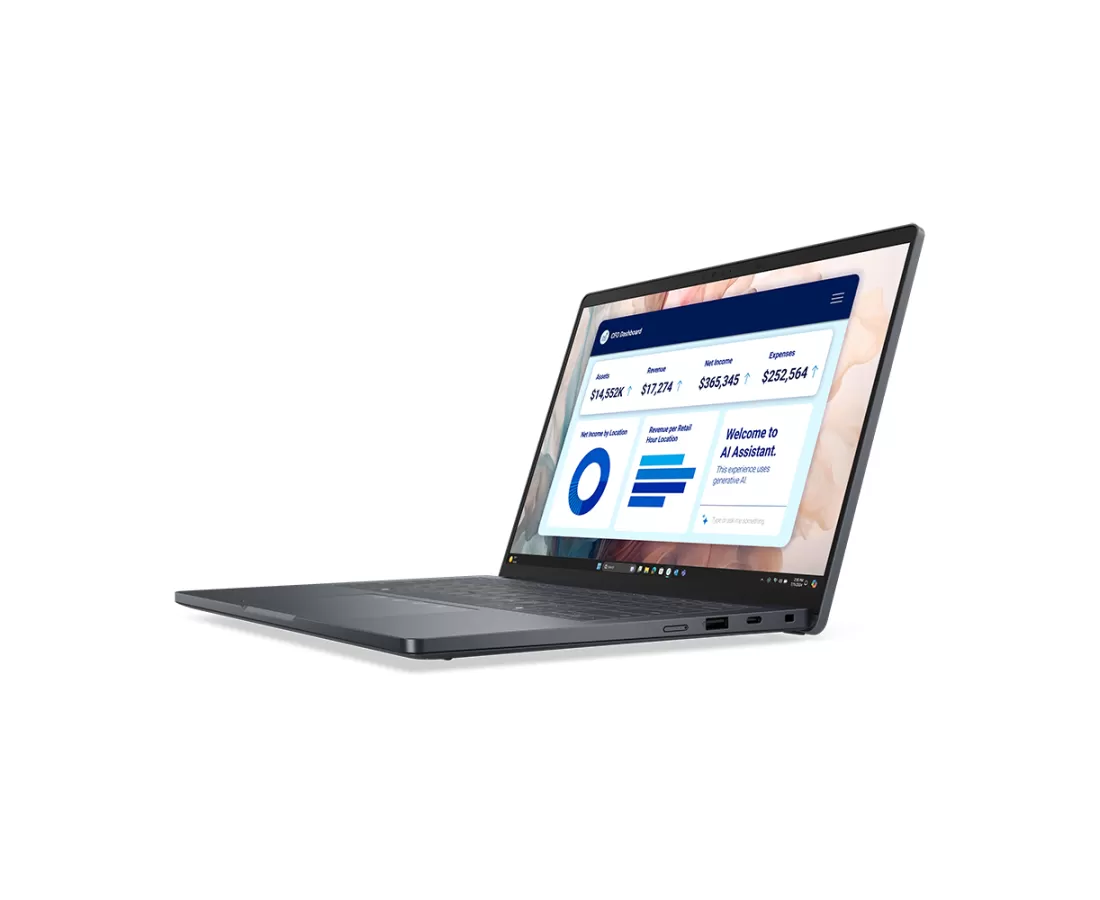 Dell Pro 14 Premium PA14250, CPU: Core Ultra 5 238V, RAM: RAM 32 GB, Ổ cứng: SSD 256GB, Độ phân giải : Full HD+, Card đồ họa: Intel Arc Graphics, Kích thước màn hình: 14 inch, Loại màn hình: Laptop Non-Touch, Hệ điều hành: Windows 11, Màu sắc: Black - hình số , 2 image