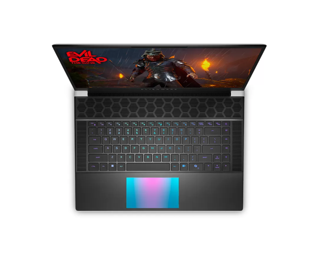 Alienware x16 R2, CPU: Core Ultra 9 185H, RAM: RAM 32 GB, Ổ cứng: SSD 1TB, Độ phân giải : Quad HD+, Card đồ họa: NVIDIA GeForce RTX 4090, Kích thước màn hình: 16 inch, Loại màn hình: Laptop Non-Touch, Hệ điều hành: Windows 11, Màu sắc: Lunar Silver - hình số , 13 image