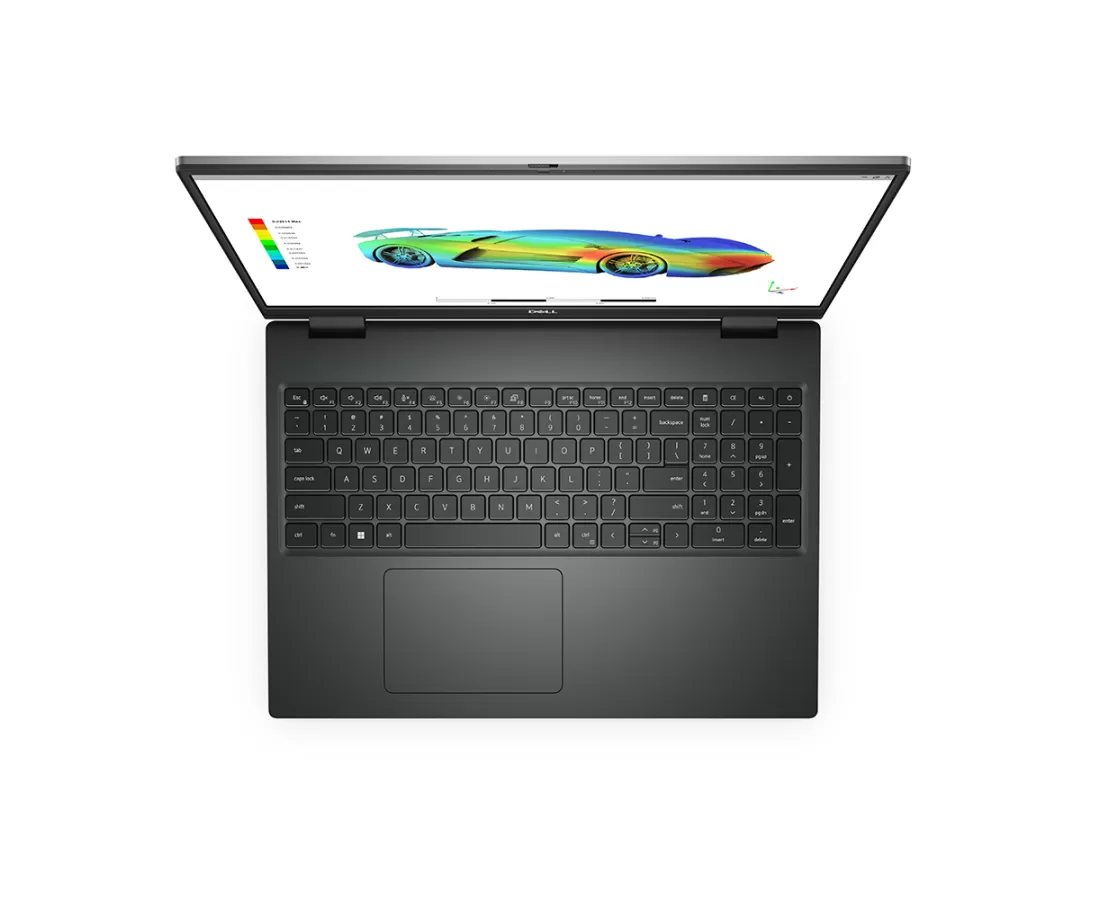 Dell Precision 7670, CPU: Core i7 - 12850HX, RAM: RAM 64GB, Ổ cứng: SSD 512GB, Độ phân giải: FHD+, Card đồ họa: NVIDIA RTX A3000, Màu sắc: Dark Gray - hình số , 7 image