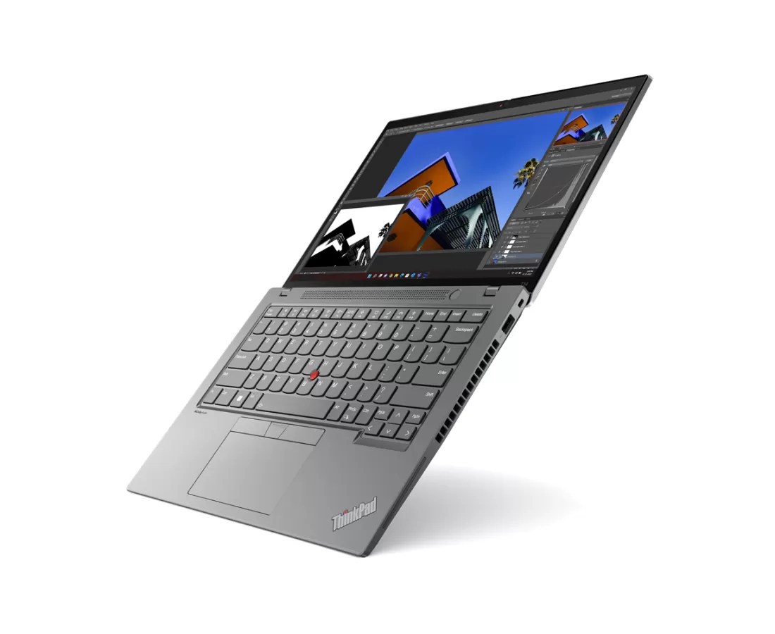 Lenovo Thinkpad T14 Gen 4, CPU: Core i7 - 1355U, RAM: RAM 8 GB, Ổ cứng: SSD M.2 512GB, Độ phân giải: FHD+ Touch, Card đồ họa: Intel Iris Xe Graphics, Màu sắc: Storm Grey - hình số , 6 image