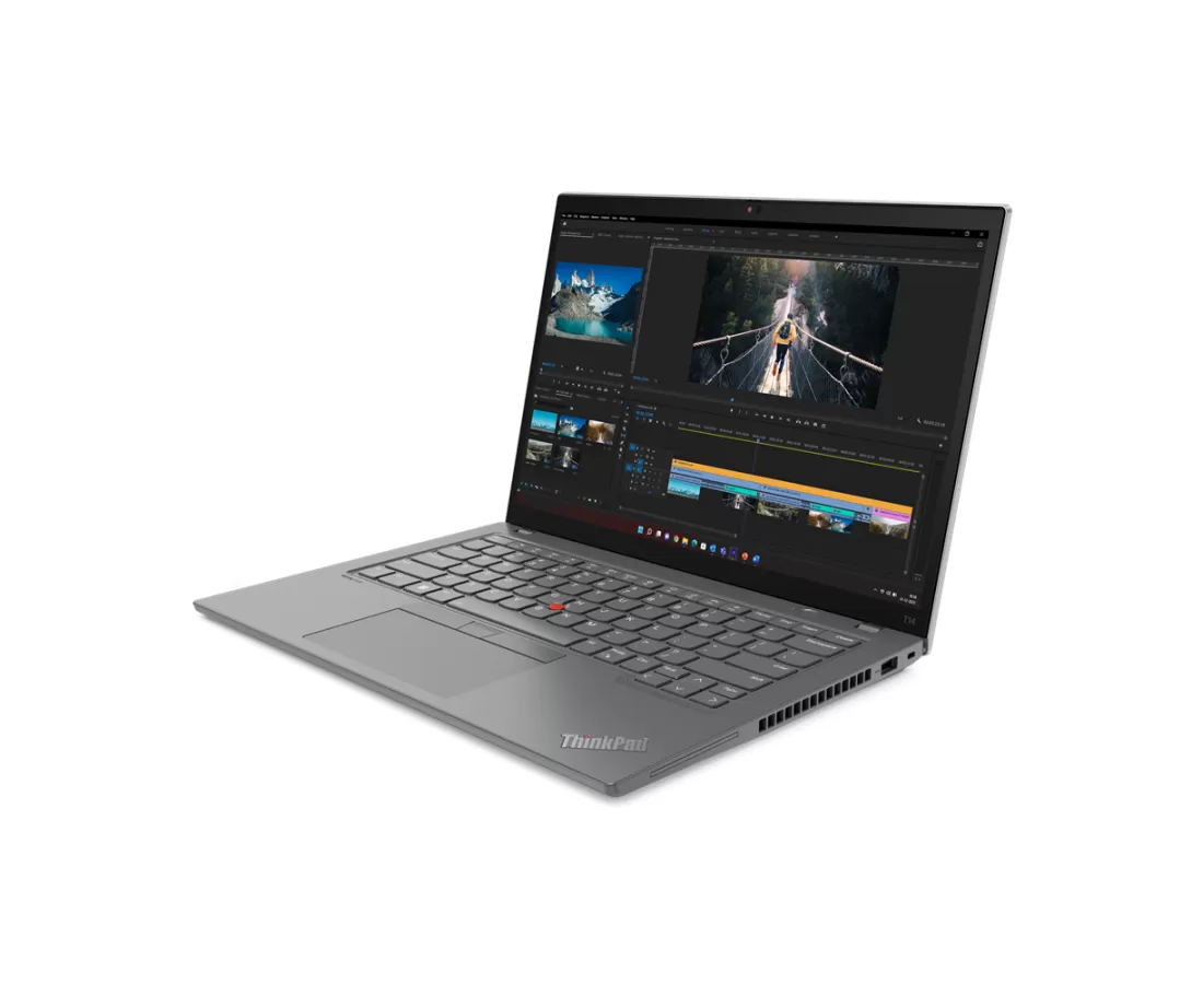 Lenovo Thinkpad T14 Gen 4, CPU: Core i7 - 1355U, RAM: RAM 8 GB, Ổ cứng: SSD M.2 512GB, Độ phân giải: FHD+ Touch, Card đồ họa: Intel Iris Xe Graphics, Màu sắc: Storm Grey - hình số , 8 image