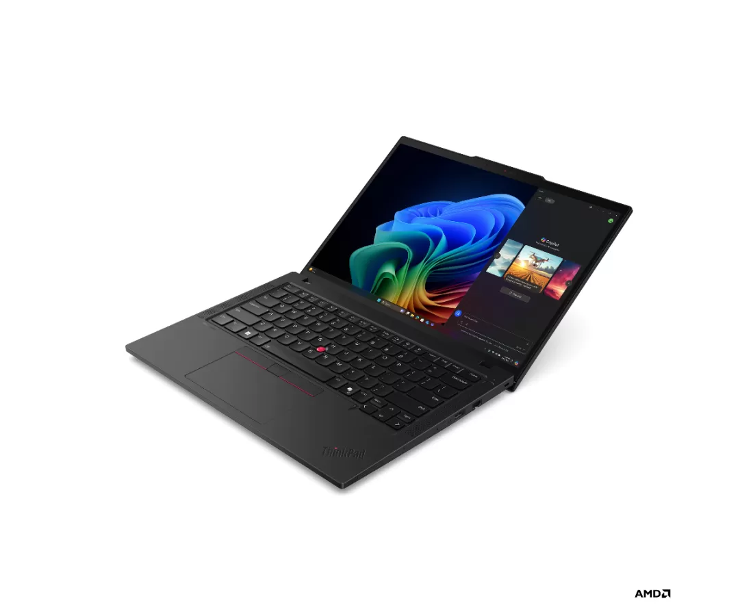 Lenovo ThinkPad T14 Gen 6, CPU: Ryzen AI 5 Pro 340, RAM: RAM 16 GB, Ổ cứng: SSD 512GB, Độ phân giải : Full HD+, Card đồ họa: AMD Radeon Graphics, Loại màn hình: Laptop Non-Touch, Hệ điều hành: Windows 11, Màu sắc: Black - hình số , 4 image