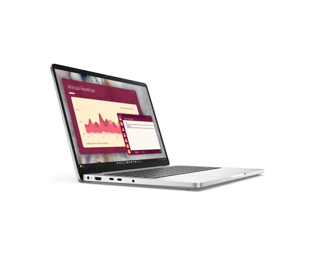 Dell Pro 14 PC14250, CPU: Core Ultra 5 235U, RAM: RAM 16 GB, Ổ cứng: SSD 256GB, Độ phân giải : Full HD+, Card đồ họa: Intel Graphic, Kích thước màn hình: 14 inch, Loại màn hình: Laptop Non-Touch, Hệ điều hành: Windows 11, Màu sắc: Platinum Silver - hình số , 2 image