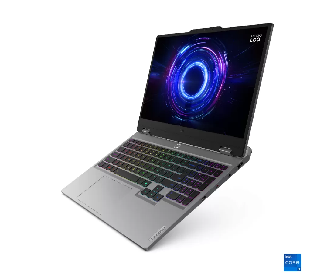 Lenovo LOQ 15IRX10, CPU: Core i7 13650HX, RAM: RAM 16 GB, Ổ cứng: SSD 512GB, Độ phân giải : Full HD, Card đồ họa: NVIDIA GeForce RTX 5050, Kích thước màn hình: 15.6 inch, Loại màn hình: Laptop Non-Touch, Hệ điều hành: Windows 11, Màu sắc: Luna Grey - hình số , 3 image