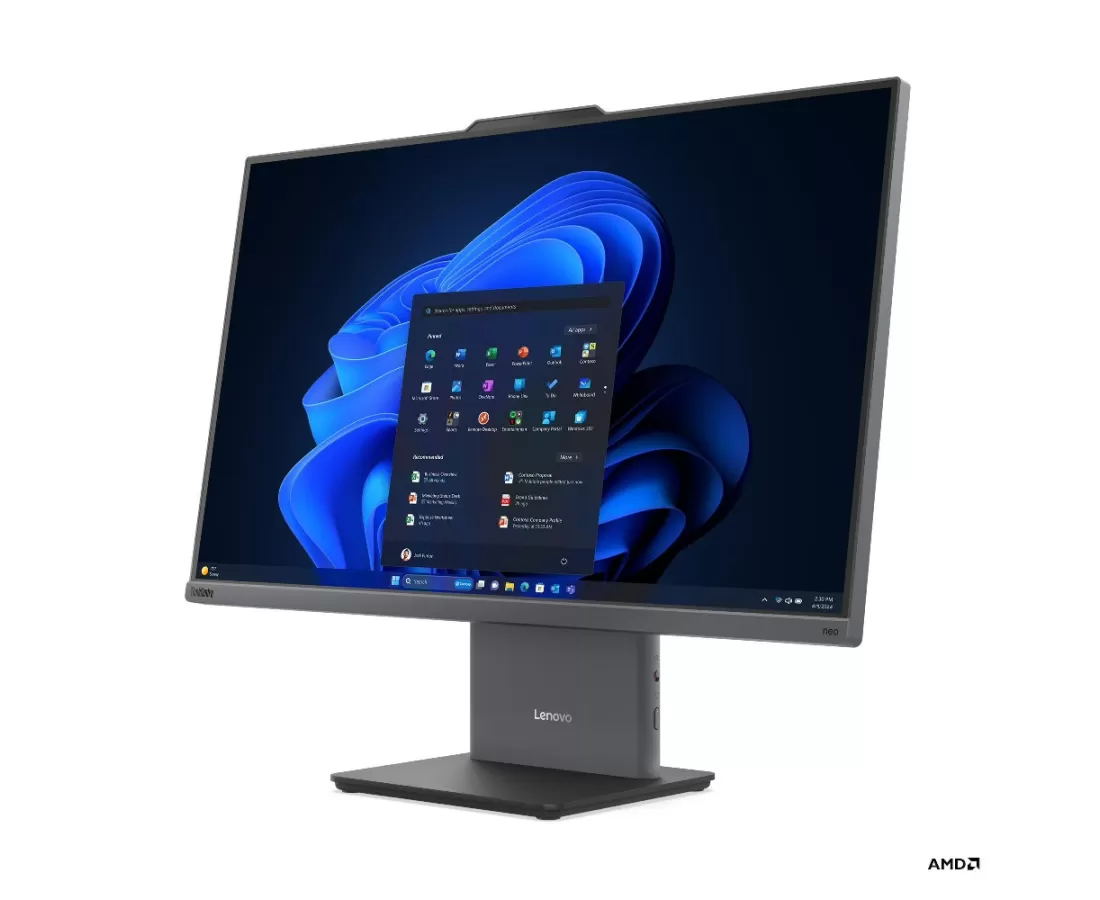 Lenovo ThinkCentre neo 55a 24 Gen 6, CPU: Core 5 220, RAM: RAM 32 GB, Ổ cứng: SSD 1TB, Độ phân giải : Full HD, Card đồ họa: AMD Radeon Graphics, Kích thước màn hình: 23.8 inch, Loại màn hình: Laptop Non-Touch, Hệ điều hành: Windows 11, Màu sắc: Luna Grey - hình số , 10 image
